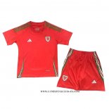 Camiseta Primera Gales Nino 2024