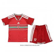 Camiseta Primera Gales Nino 2026
