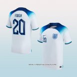 Camiseta Primera Inglaterra Jugador Foden 2022