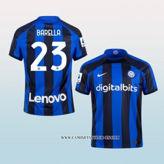 Camiseta Primera Inter Milan Jugador Barella 22-23