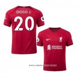 Camiseta Primera Liverpool Jugador Diogo J. 22-23
