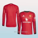 Camiseta Primera Manchester United 25-26 Manga Larga