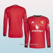 Camiseta Primera Manchester United 25-26 Manga Larga