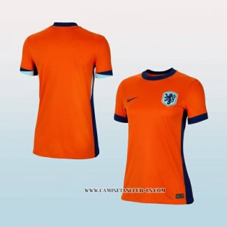 Camiseta Primera Paises Bajos Mujer 2024