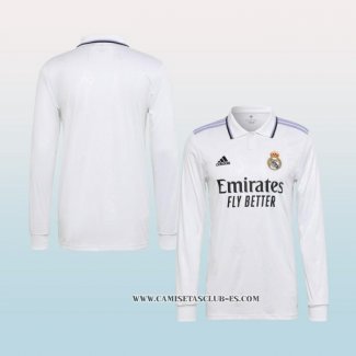 Camiseta Primera Real Madrid 22-23 Manga Larga