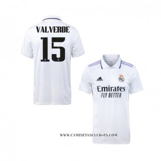 Camiseta Primera Real Madrid Jugador Valverde 22-23