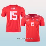 Camiseta Primera Suiza Jugador Sow 2022