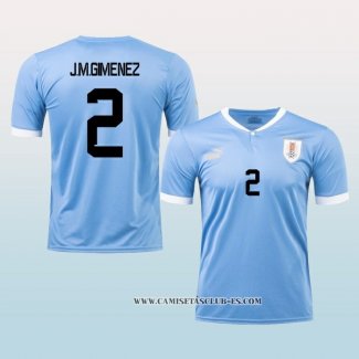 Camiseta Primera Uruguay Jugador J.M.Gimenez 2022