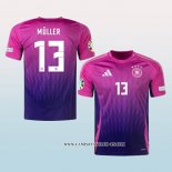Camiseta Segunda Alemania Jugador Muller 2024