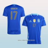 Camiseta Segunda Argentina Jugador Garnacho 2024