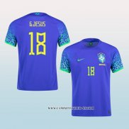 Camiseta Segunda Brasil Jugador Jesus 2022 G.