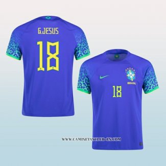 Camiseta Segunda Brasil Jugador Jesus 2022 G.