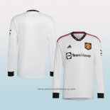 Camiseta Segunda Manchester United 22-23 Manga Larga