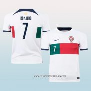 Camiseta Segunda Portugal Jugador Ronaldo 2022