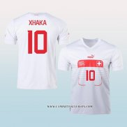 Camiseta Segunda Suiza Jugador Xhaka 2022