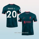 Camiseta Tercera Liverpool Jugador Diogo J. 22-23