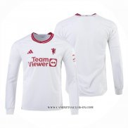 Camiseta Tercera Manchester United 23-24 Manga Larga