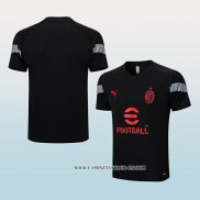 Camiseta de Entrenamiento AC Milan 22-23 Negro