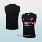 Camiseta de Entrenamiento Inter Miami 25-26 Sin Mangas Negro Rosa