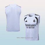 Camiseta de Entrenamiento Real Madrid 25-26 Sin Mangas Blanco