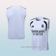Camiseta de Entrenamiento Real Madrid 25-26 Sin Mangas Blanco