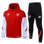 Chandal con Capucha del Arsenal 25-26 Rojo