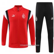 Chandal de Chaqueta del AC Milan 23-24 Rojo