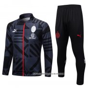 Chandal de Chaqueta del AC Milan 22-23 Gris