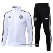 Chandal de Chaqueta del Alemania 125 Aniversario Nino 25-26 Blanco
