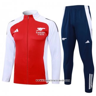 Chandal de Chaqueta del Arsenal Nino 24-25 Rojo