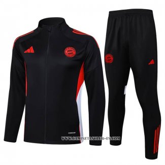 Chandal de Chaqueta del Bayern Munich Nino 25-26 Negro