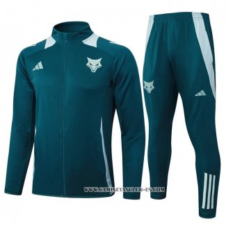 Chandal de Chaqueta del Cruzeiro 24-25 Verde