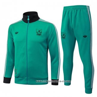 Chandal de Chaqueta del Liverpool 25-26 Verde