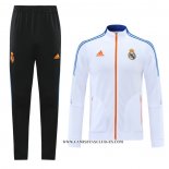 Chandal de Chaqueta del Real Madrid Nino 21-22 Blanco