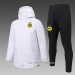 Chandal de Invierno del Borussia Dortmund 25-26 Blanco  Chandal de Invierno del Borussia Dortmund 25-26 Blanco