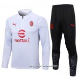 Chandal de Sudadera del AC Milan 23-24 Blanco