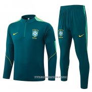 Chandal de Sudadera del Brasil 26-27 Verde
