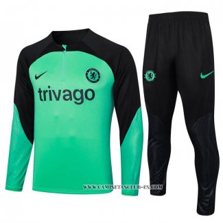 Chandal de Sudadera del Chelsea 23-24 Verde