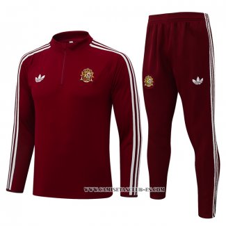 Chandal de Sudadera del Espana Nino 26-27 Rojo