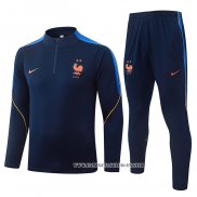 Chandal de Sudadera del Francia 26-27 Azul