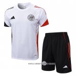 Chandal del Ajax 25-26 Manga Corta Blanco - Pantalon Corto