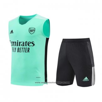 Chandal del Arsenal 22-23 Sin Mangas Verde