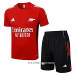 Chandal del Arsenal 25-26 Manga Corta Rojo - Pantalon Corto