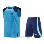 Chandal del Atletico Madrid 22-23 Sin Mangas Azul