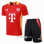 Chandal del Bayern Munich 24-25 Manga Corta Rojo - Pantalon Corto