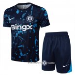 Chandal del Chelsea 24-25 Manga Corta Azul - Pantalon Corto