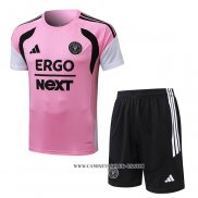 Chandal del Inter Miami 26-27 Manga Corta Rosa - Pantalon Corto