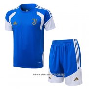 Chandal del Juventus 26-27 Manga Corta Azul - Pantalon Corto