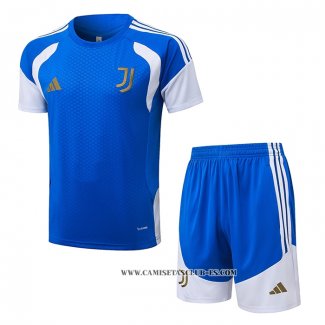 Chandal del Juventus 26-27 Manga Corta Azul - Pantalon Corto