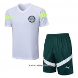 Chandal del Palmeiras 23-24 Manga Corta Blanco - Pantalon Corto